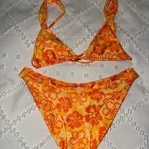 Kulani Kinis Sunburst Floral Bikini size Small